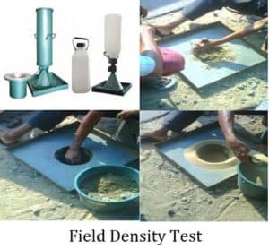 Field Density Test Of Soil By Sand Cone Method - Highway Construction